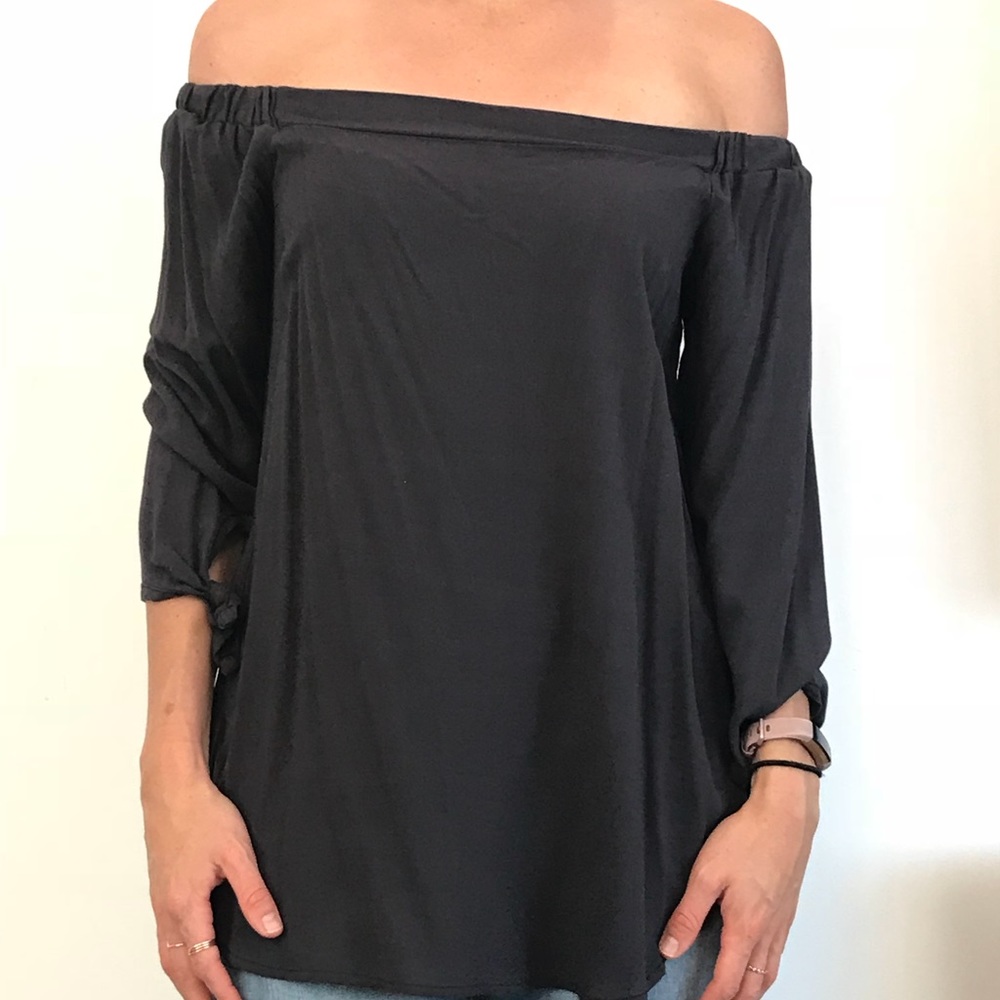 Off shoulder tunic